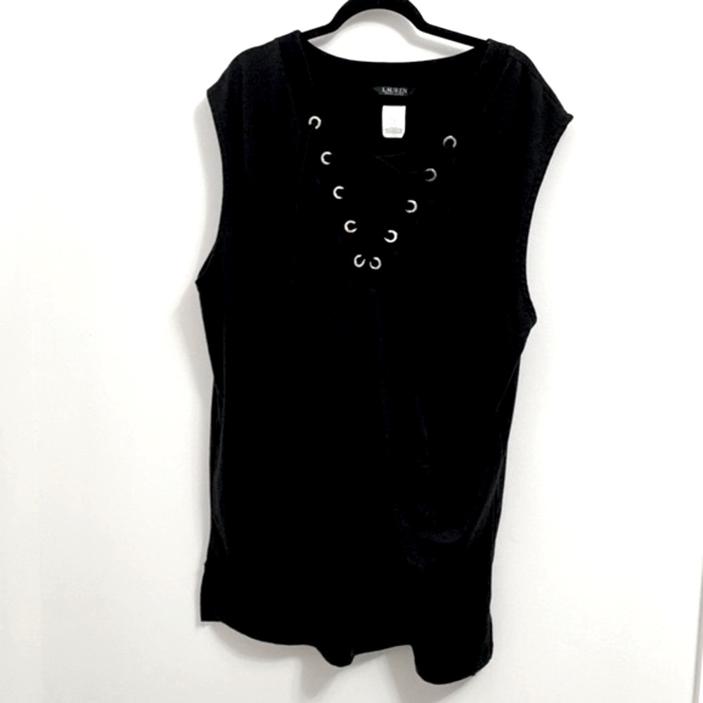 Lauren Ralph Lauren Grommet Mini Dress - 2 Pockets - XL
